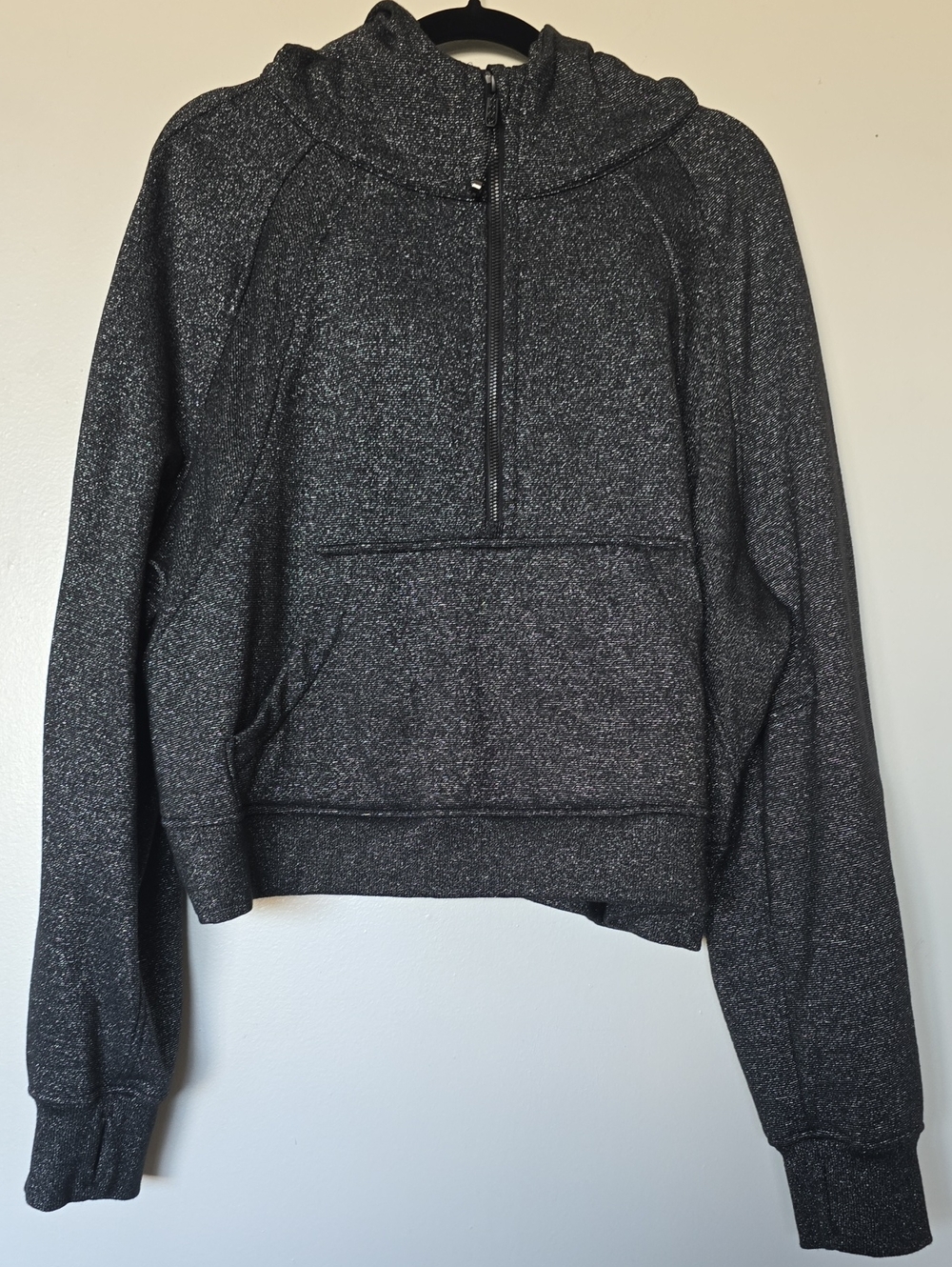 lululemon athletica Women's Black Heather Half-Zip Utility Jacket